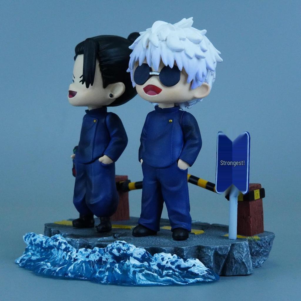 Jujutsu Kaisen Gojo & Geto Q Version Figure Model Ornament