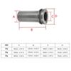 1/2/3KG Metal Crucibles Black Cup Furnace Torch Melting Casting Refining Gold Silver Copper Brass Aluminum