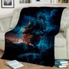 3D Pirate Ship Boat,Barque,Sailboat Blanket,Soft Throw Blanket for Home Bedroom Bed Sofa Picnic Travel Office Cover Blanket Kids