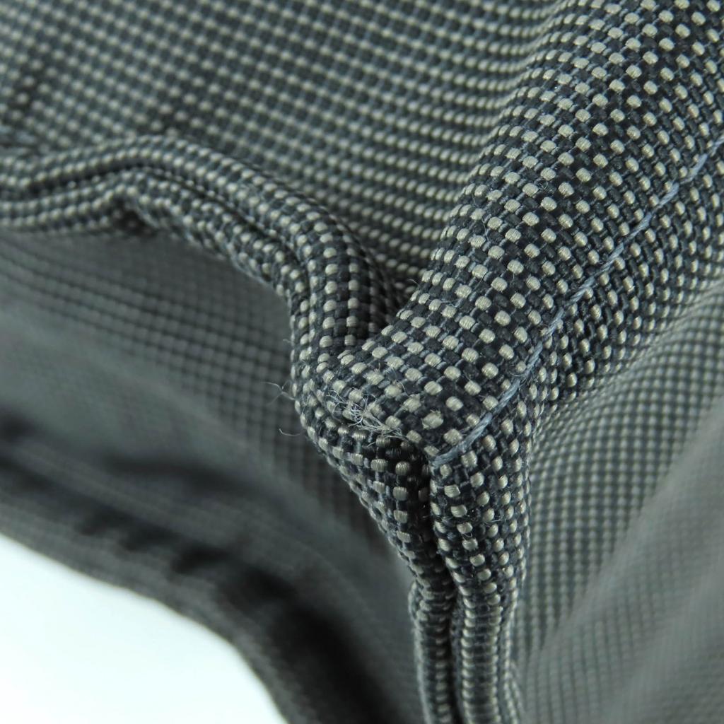 Tolle HERMES Tragetasche Her LineMM Canvas mit Serienknöpfen grau Polyamid Damen Gebraucht