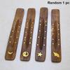 Natural Wooden Incense Stick Holder Ash Catcher Burner Incense Stand Rack Incense Base Aromatherapy Plate Home Decoration