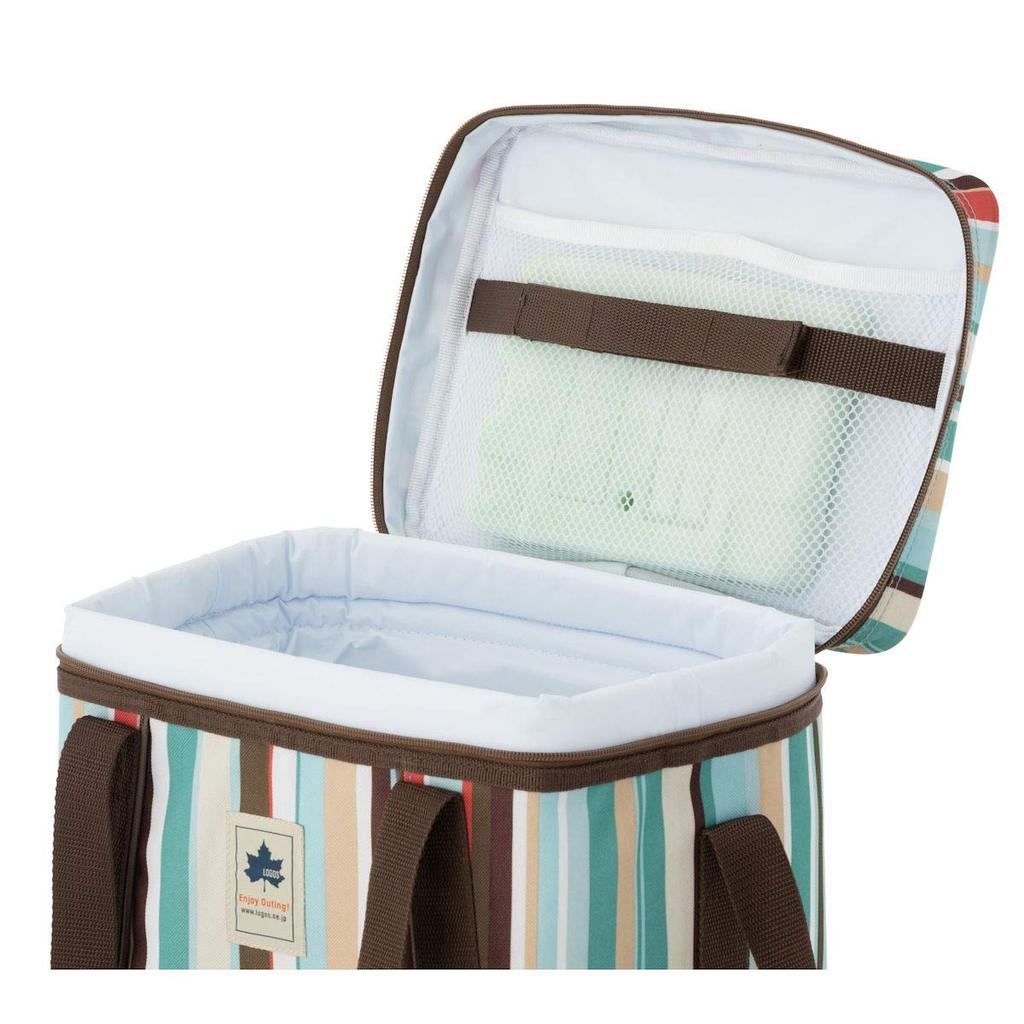 LOGOS Design Cooler 15 Foldable Cooler Box (Blue Stripe) 81670715,