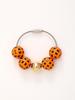 Independence Day & Halloween Sports Style Wooden Bead Keychain Bracelet