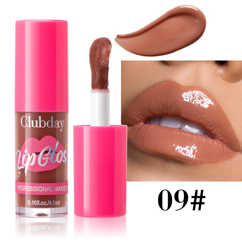 12-color multi-color lip gloss, moisturizing and easy to apply.