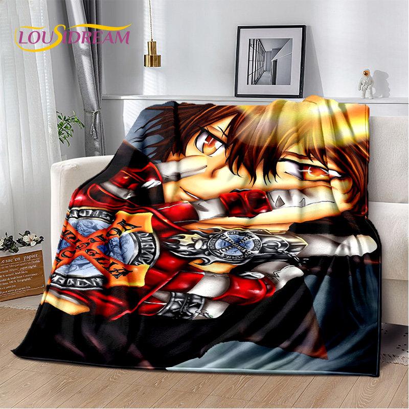 Coperta morbida in peluche, coperta in flanella, coperta da divano per soggiorno, camera da letto, letto, divano, copertura per picnic, per bambini, di Hitman Reborn