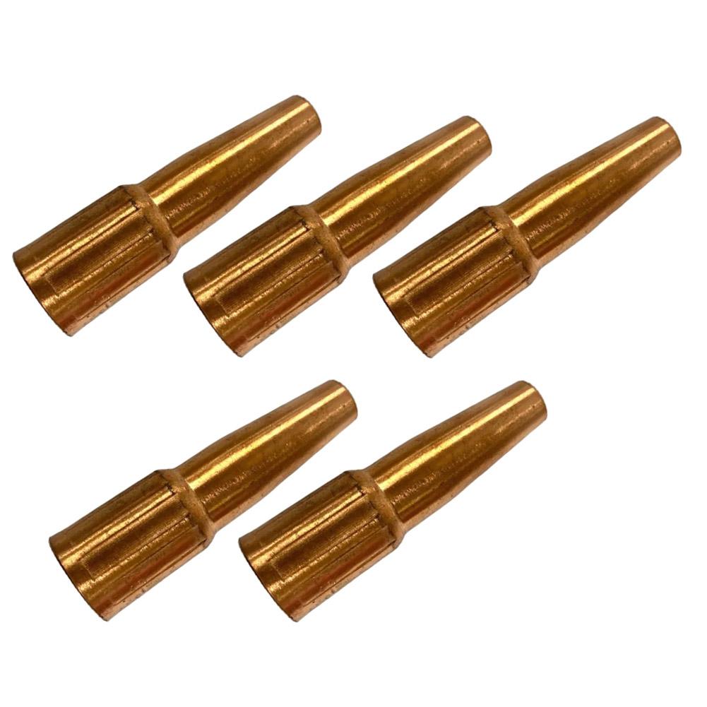 5PCS Welding Nozzle Fits Style #2-4 Model MIG Welding Torch For Lincoln For Magnum 200-400 Series MIG Welding Gas Accessories
