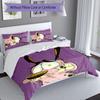 3pcs Courage the Cowardly Dog Pattern Bedding Set Duvet Cover Set Includes Duvet Cover &pillowcases, Perfect All Season Bedroom Decoration & Gift