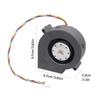High Airflows 12V Brushless Centrifugal Fan 7000RPM 4 Pin PWM Control Blower Fan 97x33mm Cooling System