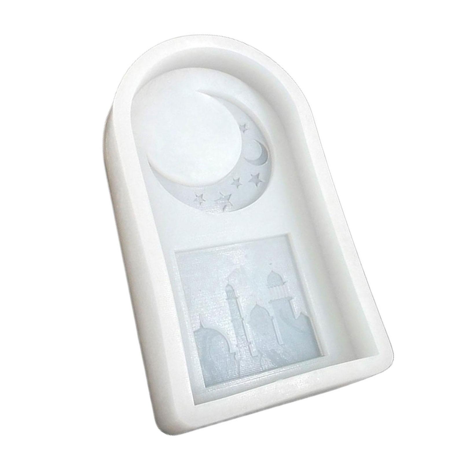 

Форма для силиконовой помадки с узором «Лунный замок» Форма для ароматизированной свечи Украшение стола Форма из эпоксидной смолы с антипригарным покрытием C