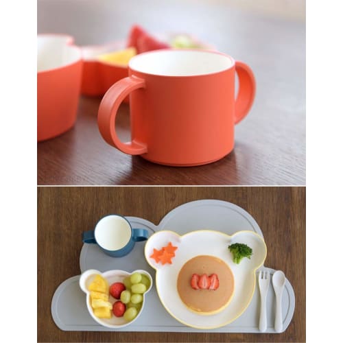 tak Kids Dish Mug, Yellow, 12.8 x 7.2 x 6.3 cm (JTN-0140-YL)