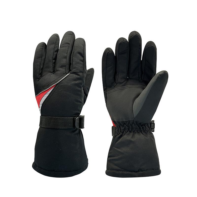 Mănuși de schi de iarnă pentru bărbați: Mănuși de ciclism de exterior calde, rezistente la vânt, impermeabile, rezistente la frig
