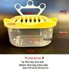 Portable Transparent Turtle and Fish Tank - Durable Drop-Resistant Breeding and Transport Box