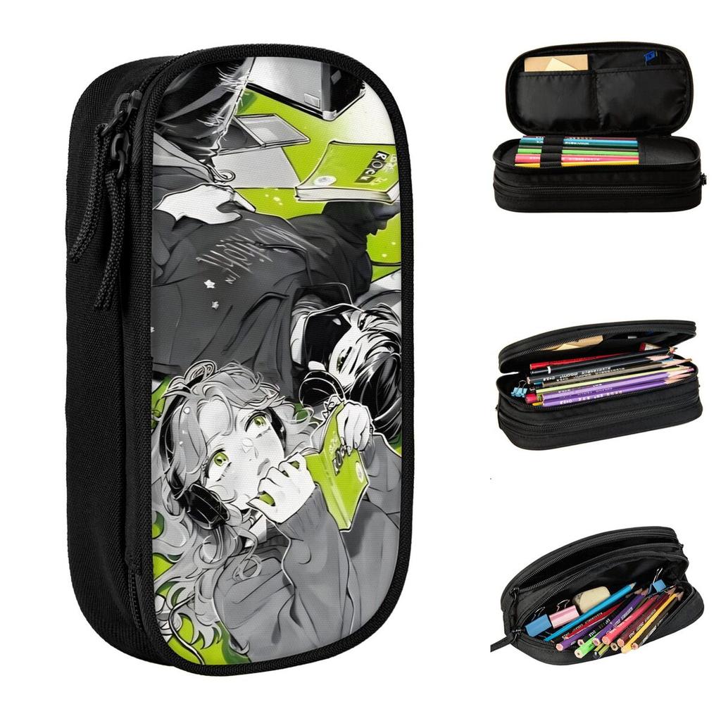 He Guy She Was Interested In Wasn't A Guy At All Manga Pencil Case Pencilcases Pen Box for Student Bags School Gift Stationery