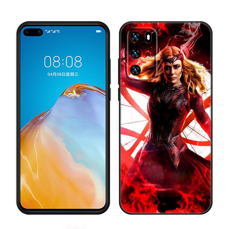 Scarlet Witch Phone Case For Huawei Pura 70 Ultra P20 P30 P40 Lite P60 Art P50 Pro P50E P Smart 2018 2019 2020 2021