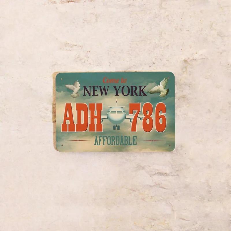 Arizona USA Craft License Plate 15x30cm, Metal Car & Wall Decor Souvenir