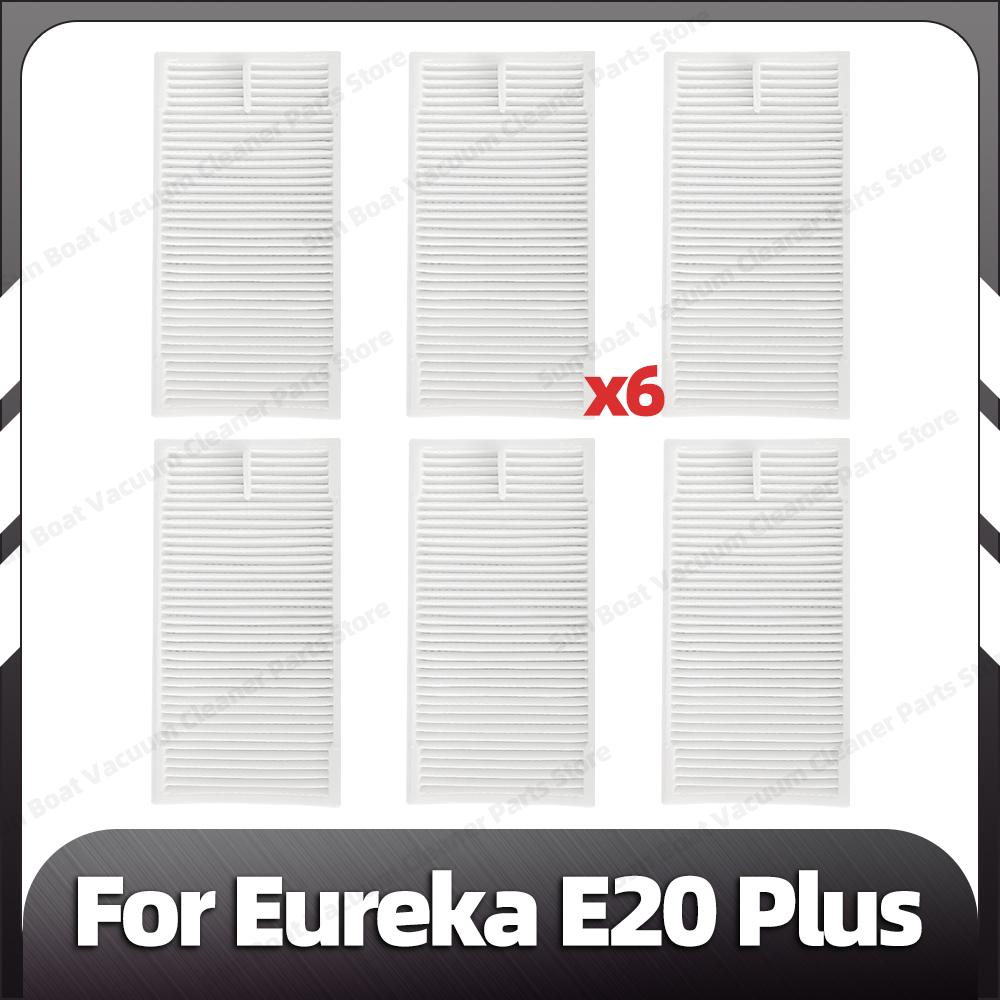 Compatible for Eureka E20 Plus Replacement Main Side Brush HEPA Filter Mop Pad Spare Parts Accessories