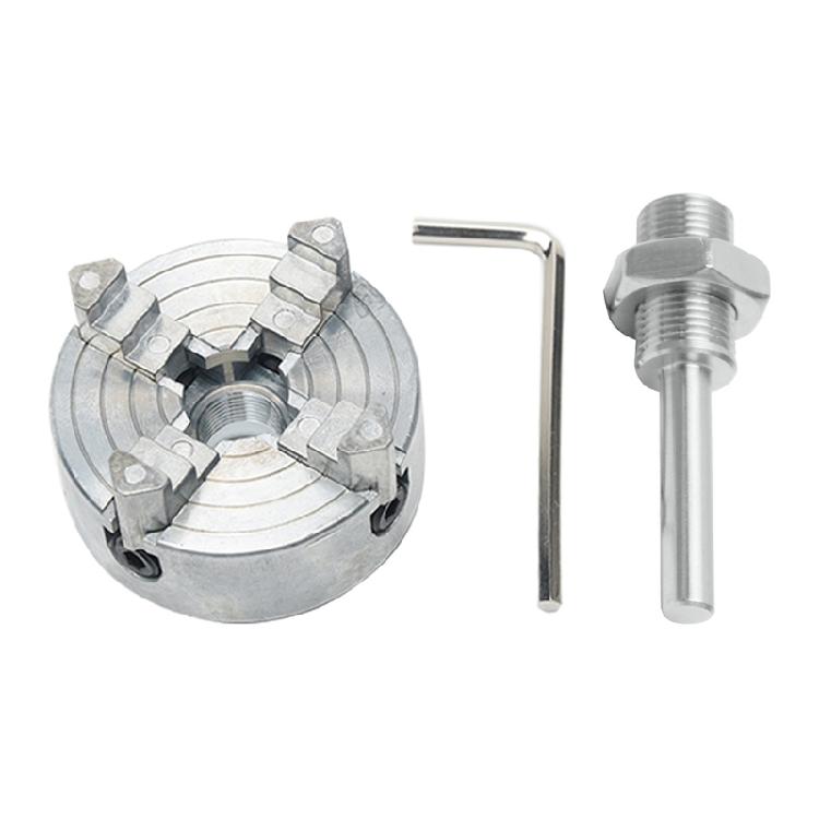 High Precison 3-Jaw Lathe Chuck Self Centering Zinc Alloy Wood Turning Chuck