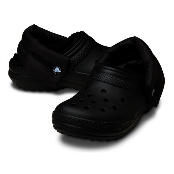 

Crocs Classic Puff Strap Lined Clog Black 211979 001 211979001 (black)/M10W12(280)