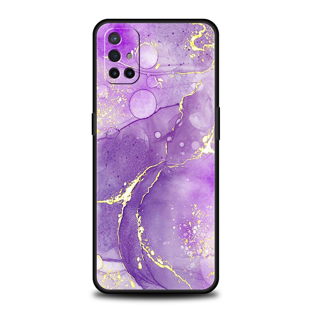 Phone Case For Oneplus 13R 13 12 10T 11 R10 Nord N100 N200 N10 9 9R CE 2 3 Z Pro Lite 5G Soft TPU Cover Vintage Marble Funda Bag