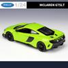 WELLY 1/24 McLaren 675LT Alloy Sports Car Model Diecast Metal Racing Super Car Vehicle Model Simulation Collection Kids Toy Gift