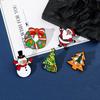 Christmas Santa Claus Brooch Fashionable Christmas Tree Pins Christmas Brooch  Hat Badge