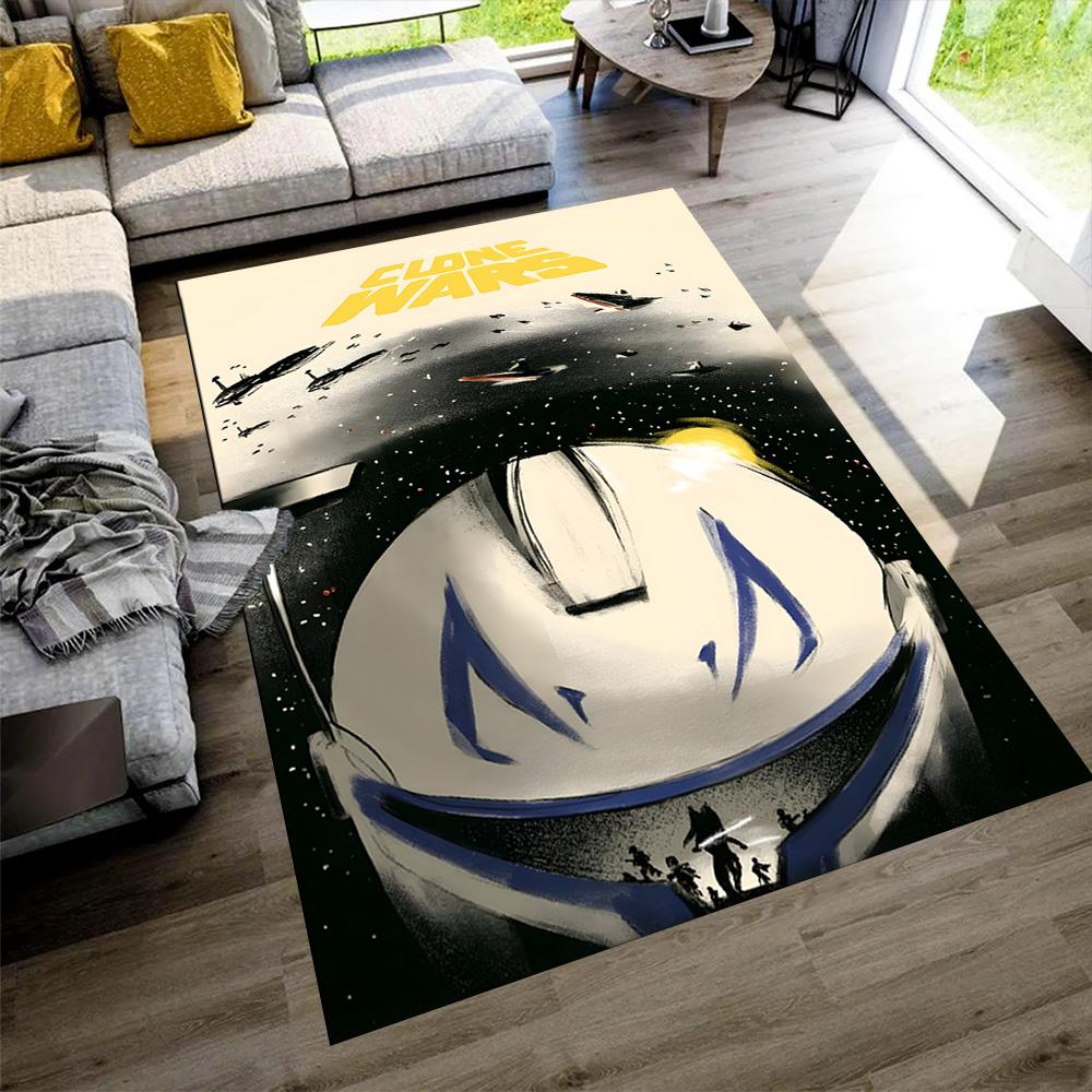Star Wars Area Rug Design for Kitchen Game Room Balcony Study room Anti-slip Rug Office home decor Gift for Festivals