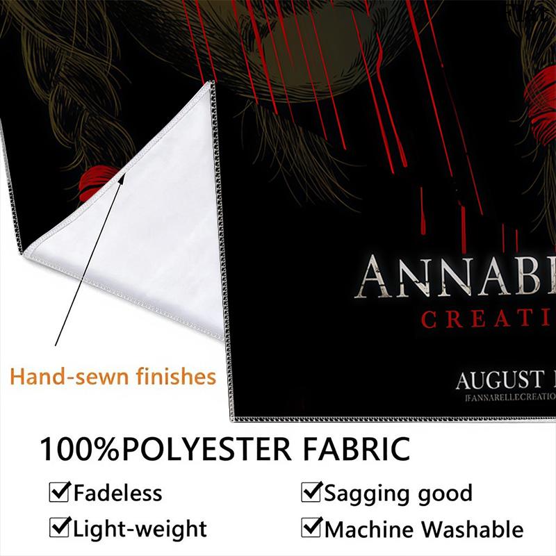 Annabelle Comes Home Journey Threepiece Set 1 Duvet Cover 2 Pillowcase Without Core Soft And Comfortable Christmas Birthday Gift