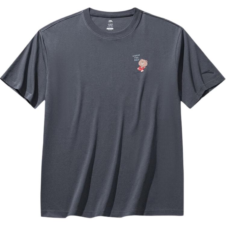 

Anta × Line Friends Collaboration Life Series Simple Loose Sports Fashion Casual Short Sleeve T-Shirt Unisex Tops 172628115-5 M