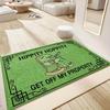 Creative Phrase Frog Welcome Doormat Stain-Resistant & Non-Slip Indoor/Outdoor Entrance Mat Kitchen Rug Home Decor