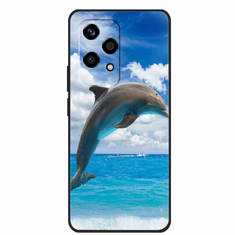 For Honor 200 Lite Cases Animals Soft TPU Painted Cat Phone Case Back Cover For Huawei Honor 200 Lite 5G Protection Bumper funda