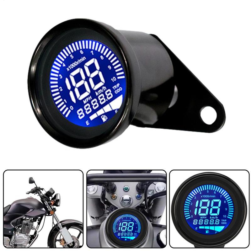 Motorcycle Digital Speedometer Digital Gauge Accurate Speedometer Odometer Precise Stable Tachometer Indicator For Enhanced