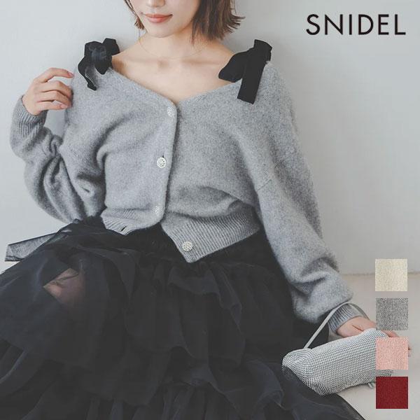 SALE50%OFF SNIDEL Tops Fox Bijou Cardigan Long Sleeve swnt255035