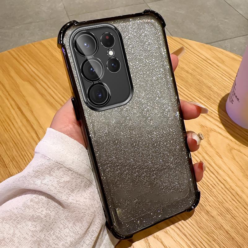 

Градиентный блестящий противоударный чехол с подушкой безопасности для Samsung S24 S23 S22 S21 Ultra Plus S23FE A15 A55 A14 A34 A54 iPhone 15 14 13 12 11 Pro Max 15 14 Plus Samsung S24