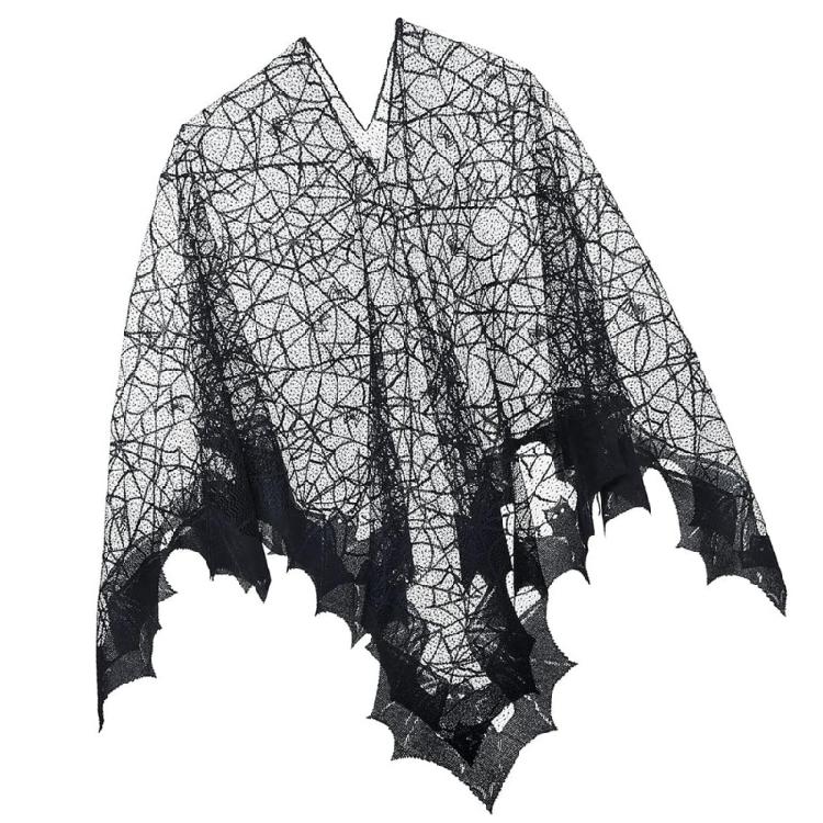 Women Spiders Shawl Lady Wrap Shawl for Party Proms Women and Girls Gift