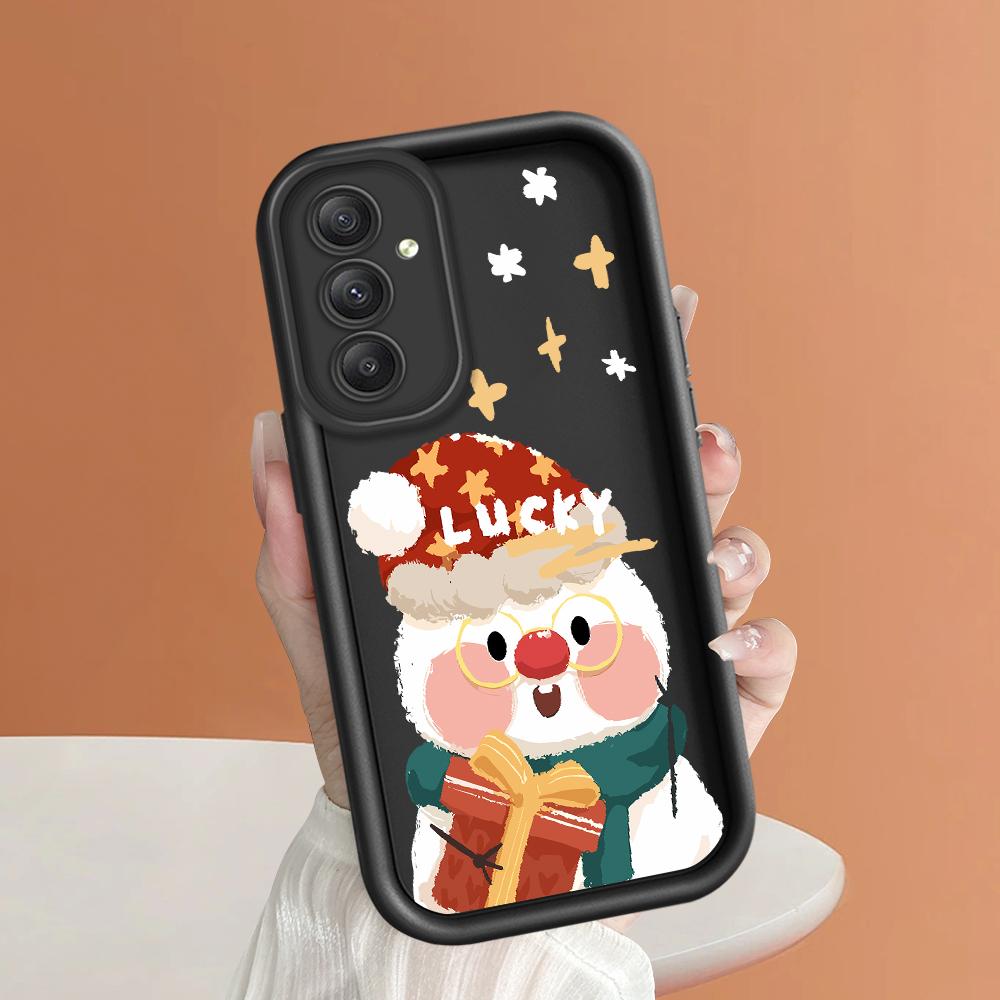 Soft Silicone Square Ladder Printing Pattern Phone Casing Full Cover Camera Shockproof Protection Rubber Case for Samsung