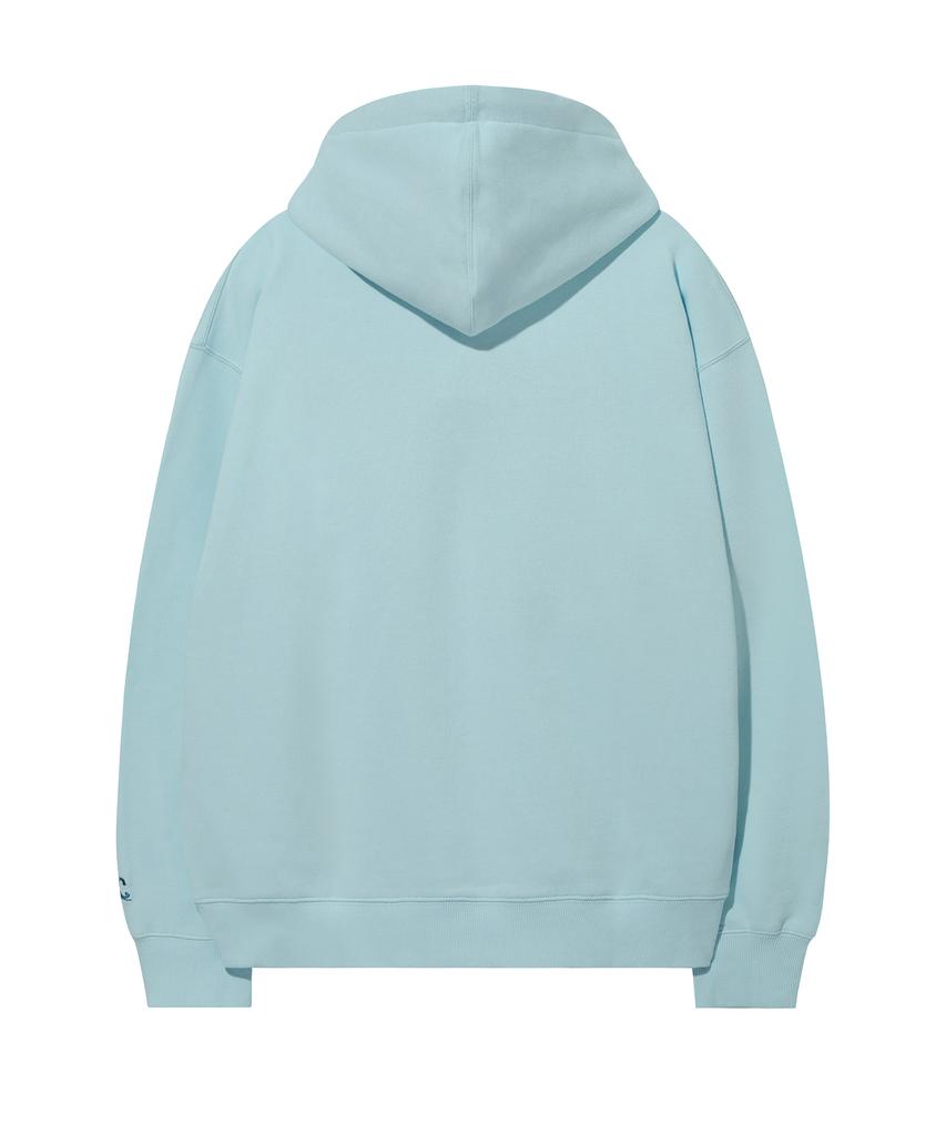 Covernat Small Authentic Zip-Up Hoodie Sky Blue