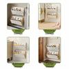 Easy Assembly Plastic Folding Shoe Rack No Punching Space Saving Door Shoe Rack Large Capacity Wall-Mounted Shoe Rack Closet
