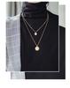 Stylish Double-Layer Titanium Steel Necklace - Women's Long Hoodie Chain