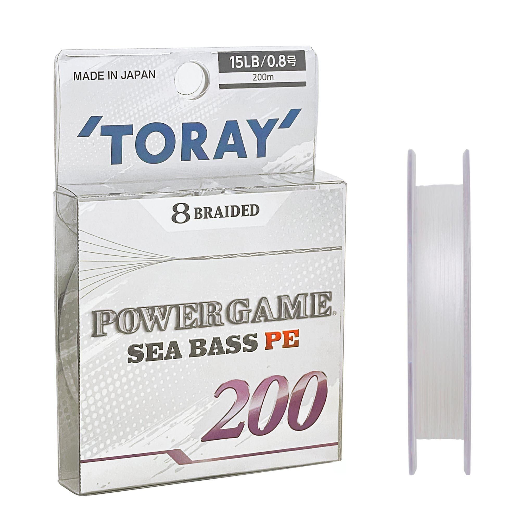 Toray Power Game Seabass PE 200m White 18lb (No. 1)