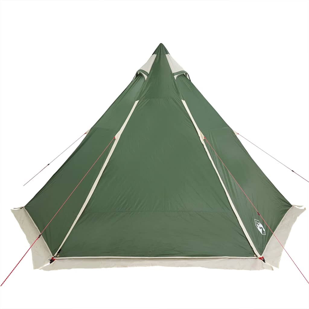 Vidaxl Tipi Family Tent, 6-Person, Green, Waterproof