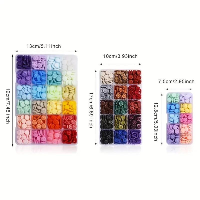 180Pcs Box Sealing Wax Beads, 10 Grids Cat's Paw, Cherry Blossom, Star Shape Sealing Wax Pellets for Wax Seal Stamp