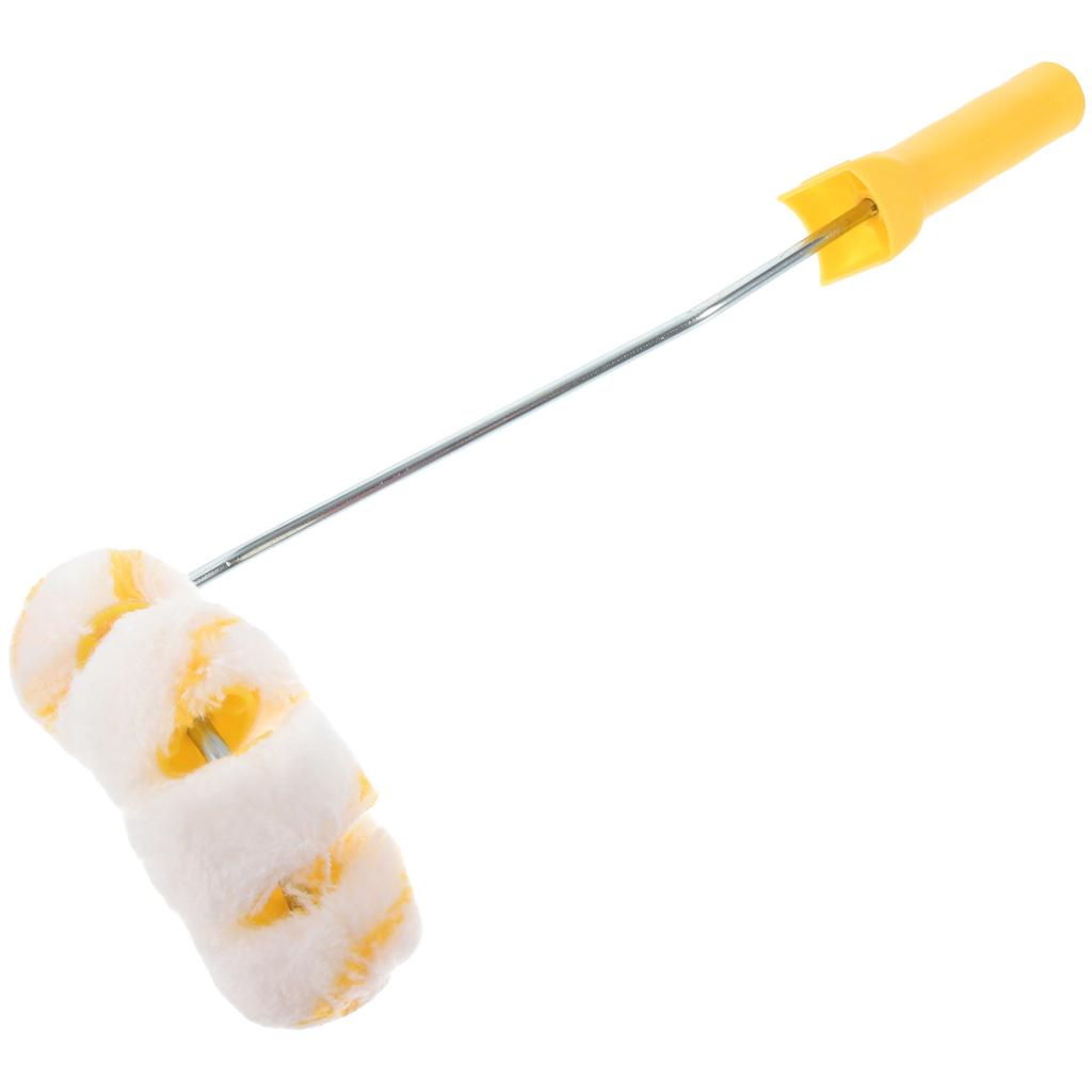 1Pcs Wheels Tube Roller Brush Paint Brush Set for Fences Furniture Pipes Tubing Fast Coverage Comfort Grip Efficient DIY