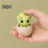 Talos Dinosaur Egg Clicker Fidget Toy, 3D Printed Dino Eggshell Finger Clicker, Pocket Size Push Button Toy for Anxiety Stress Relief