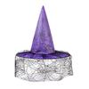 Light-Up Spiderweb Witch Hat Halloween Decoration