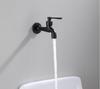 Bathroom Black Single Cold Tap Wall Washing Machine Single Tap Cold Water Faucet Garden Black Tap