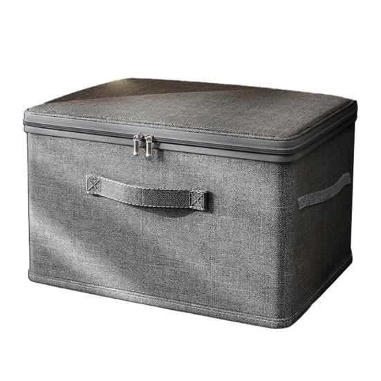 Katlanabilir Kumaş Saklama Kutusu Küp Saklama Kutusu Fermuarlı Kapaklı İstiflenebilir Dolap Saklama Düzenleyici Giysi Yatak Takımı Oyuncaklar Battaniyeler İçin