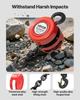 Hand Chain Hoist, 2 Ton Capacity, Manual Chain Block with Upgrade G70 Galvanized Chain, 3 m Lifting Height, Heavy Duty Pulley Hoist for Garage