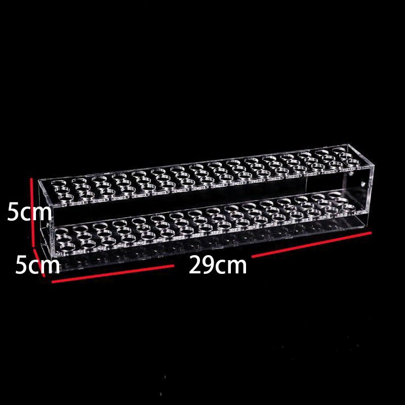 Acrylic Ballpoint Pen Display Stand Organizer Storage Nail Brush Holder Pen Holder Makeup Brush Rack School Stationery Organizer