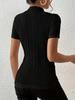 Casual Short Sleeve Top For Spring & Summer Women's Clothing