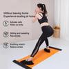 Fitness Glide Plate 140Cm 180Cm 200Cm Yoga Sliding Mat Core Training Board For Roller Skating Leg Exercise Fitness Equipment